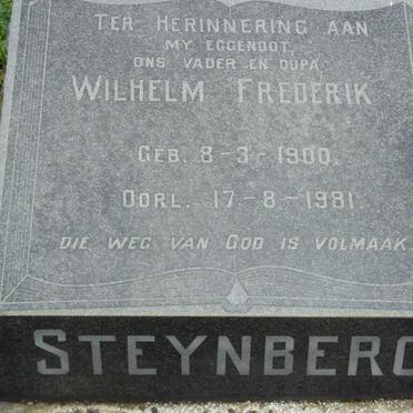 STEYNBERG Wilhelm Frederik 1900-1981