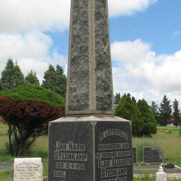 STEENKAMP Jan Harm 1866- &amp; Elsie Elizabeth DE JAGER 1884-1940