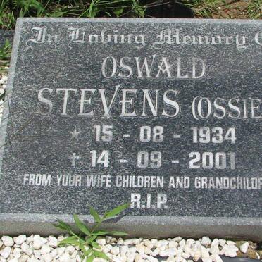 STEVENS Oswald 1934-2001 &amp; Anne 1938-