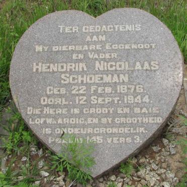 SCHOEMAN Hendrik Nicolaas 1876-1944