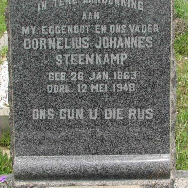 STEENKAMP Cornelius Johannes 1863-1948