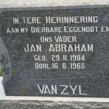 ZYL Jan Abraham, van 1904-1966