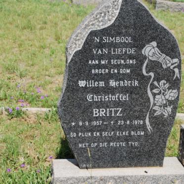 BRITZ Willem Hendrik Christoffel 1957-1978