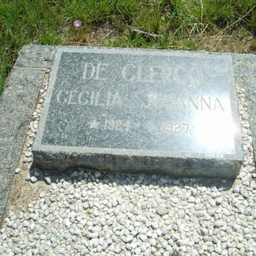 CLERCQ Cecilia Johanna, de 1924-1927