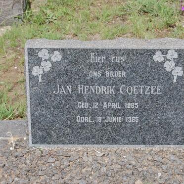COETZEE Jan Hendrik 1885-1955