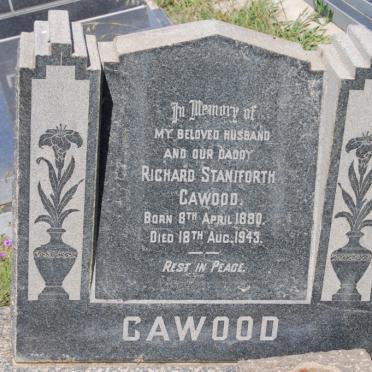 CAWOOD Richard Staniforth 1880-1943
