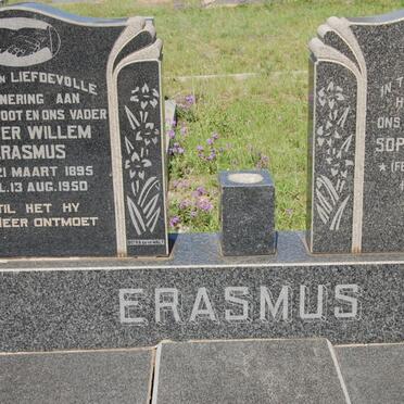 ERASMUS Pieter Willem 1895-1950 &amp; Sophia Theodora FERREIRA 1899-1961