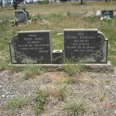 GOUWS Petrus Stephanus 1857-1918 &amp; Josina Maria BOSHOFF 1859-1950