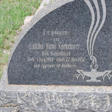 KOEKEMOER Talitha Kumi nee HAUPTFLEISCH 1908-1952