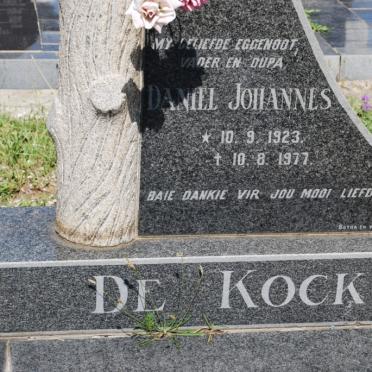 KOCK Daniël Johannes, de 1923-1977