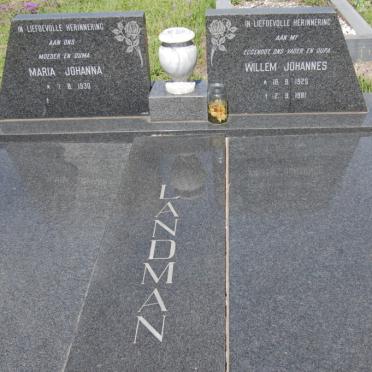 LANDMAN Willem Johannes 1925-1981 &amp; Maria Johanna 1930-