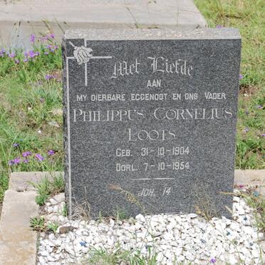 LOOTS Philippus Cornelius 1904-1954