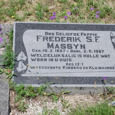 MASSYN Frederik S.F. 1897-1967