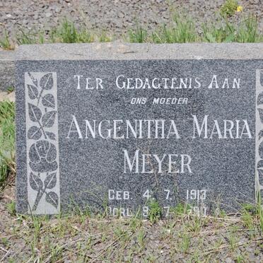 MEYER Angenitha Maria 1913-19??