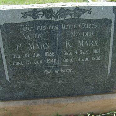 MARX P. 1856-1940 &amp; K. 1861-1932