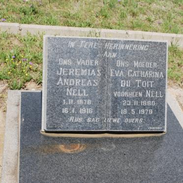NELL Jeremias Andreas 1876-1916 :: TOIT Eva Catharina, du voorheen NELL 1880-1978