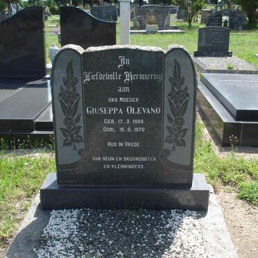 OLEVANO Giuseppa 1888-1970