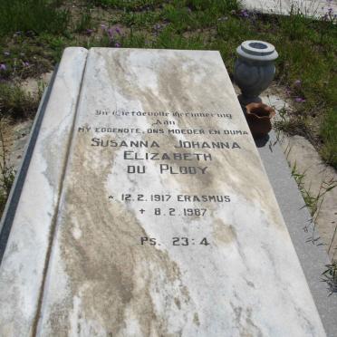PLOOY Susanna Johanna Elizabeth, du nee ERASMUS 1917-1987
