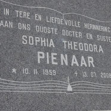 PIENAAR Sophia Theodora 1959-2008