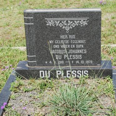 PLESSIS Jacobus Johannes, du 1910-1979
