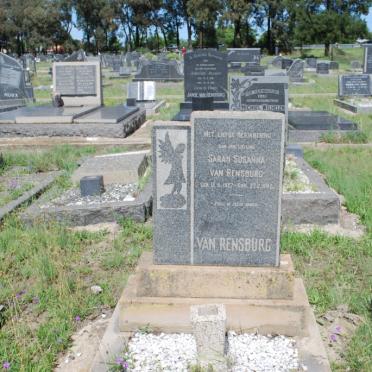 RENSBURG Sarah Susanna, van 1927-1942