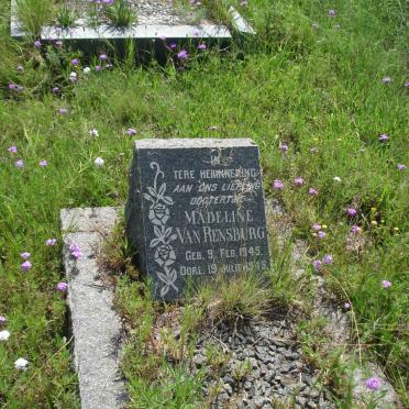 RENSBURG Madeline, van 1945-1945