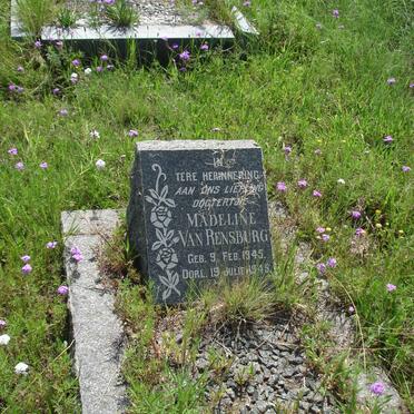 RENSBURG Madeline, van 1945-1945