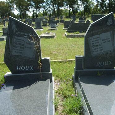 ROUX Corrie 1922-1978 &amp; Catharina Wilhelmina 1927-1988