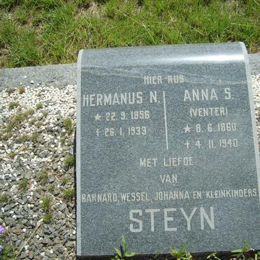 STEYN Hermanus N. 1856-1933 &amp; Anna S. VENTER 1860-1940