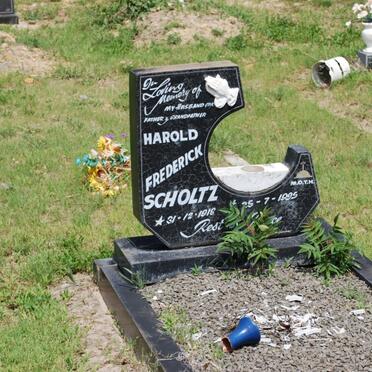 SCHOLTZ Harold Frederick 1916-1995