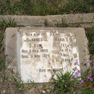 STEYN Johannes J. 1843-1924 &amp; Maria S.M. UYS 1852-