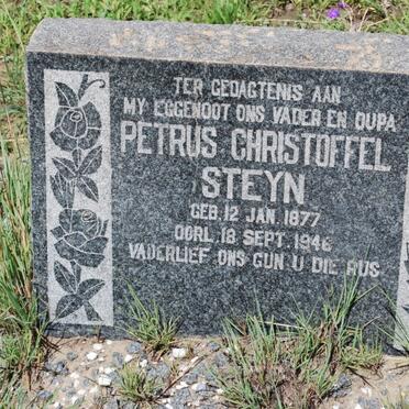STEYN Petrus Christoffel 1877-1946