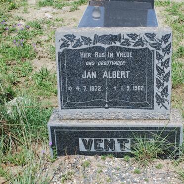 VENTER Jan Albert 1872-1962