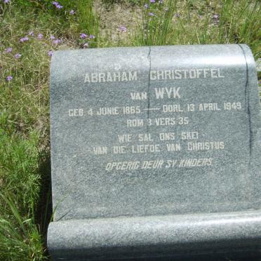 WYK Abraham Christoffel, van 1865-1949