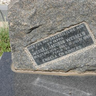 WESSELS Wessel Jacobus 1879-1949