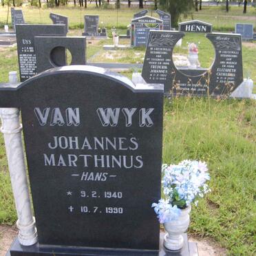WYK Johannes Marthinus, van 1940-1990