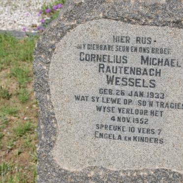 WESSELS Cornelius Michael Rautenbach 1933-1952