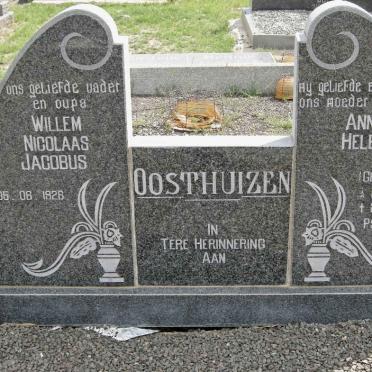 OOSTHUIZEN Willem, Nicolaas Jacobus 1926- &amp;  Anna Helena KRUGER 1933-1995