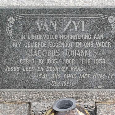 ZYL Jacobus Johannes, van 1895-1953