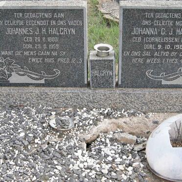 HALGRYN Johannes J.H. 1880-1959 &amp; Johanna C.J. CORNELISSEN 1889-1981