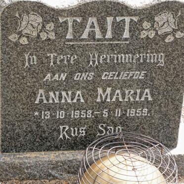 TAIT Anna Maria 1958-1959