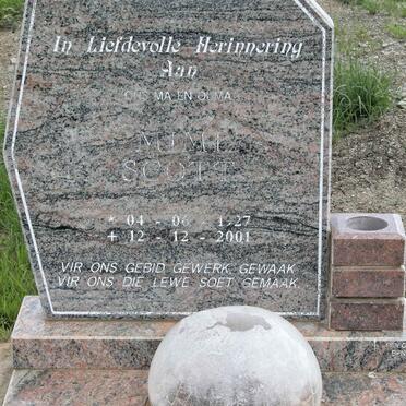 SCOTT Mimi 1927-2001