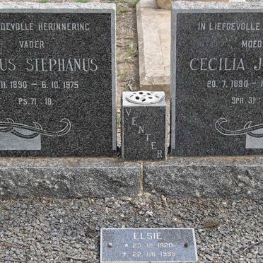 VENTER Petrus Stephanus 1890-1975 &amp; Cecilia Johanna 1890-1964