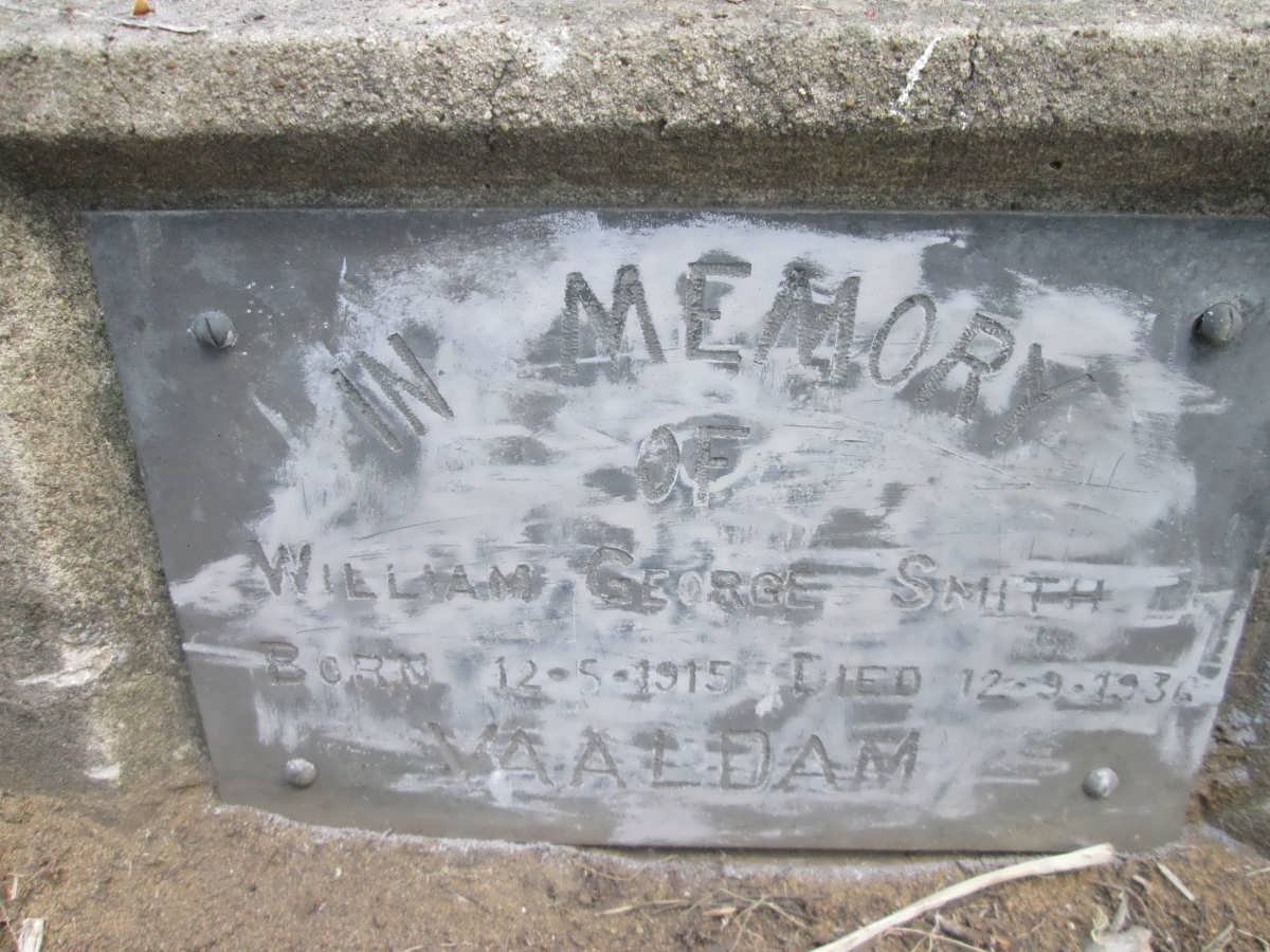 SMITH William George 1915-1936