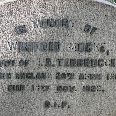 TERBRUGGE Winifred nee MOCKE 1881-1922