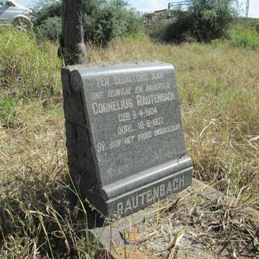 RAUTENBACH Cornelius 1904-1907