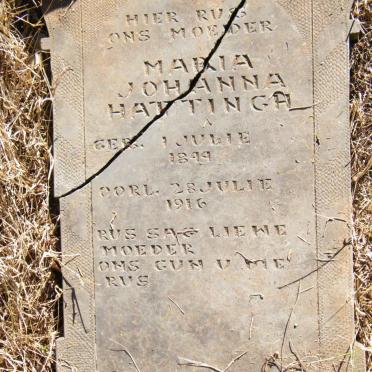 HATTINGH Maria Johanna 1899-1916