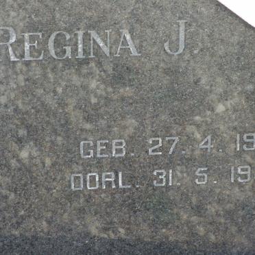 ALBERTS Regina J. 1913-1984