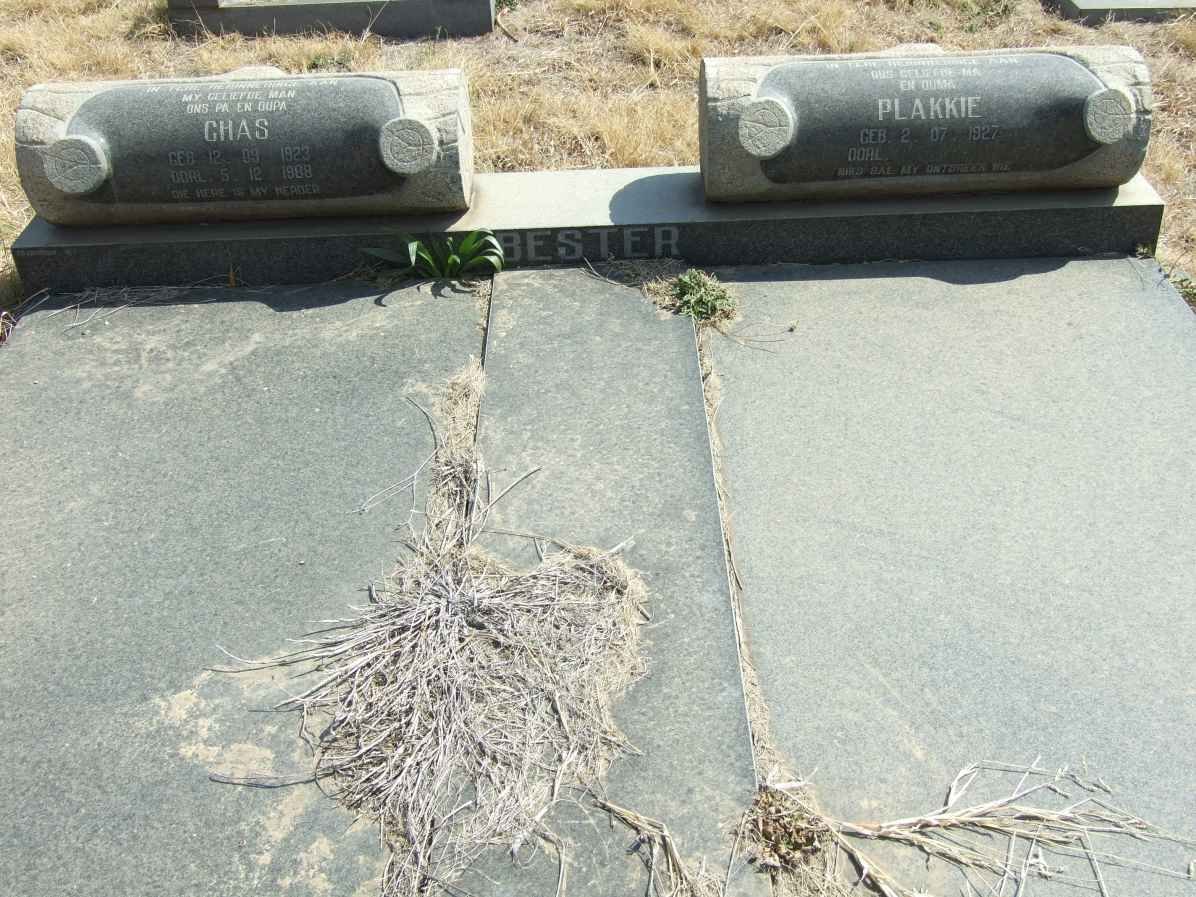 BESTER Chas 1923-1988 &amp; Plakkie 1927-