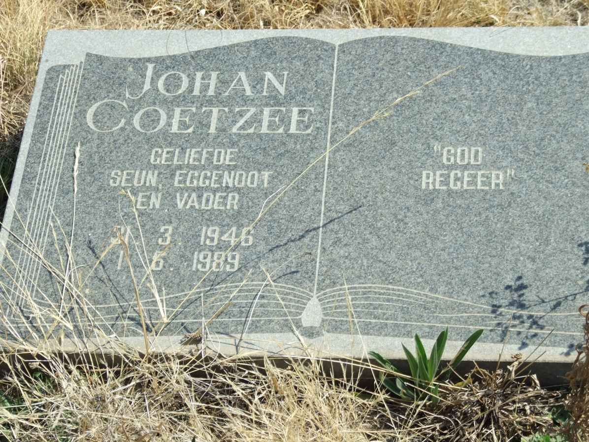 COETZEE Johan 1946-1989